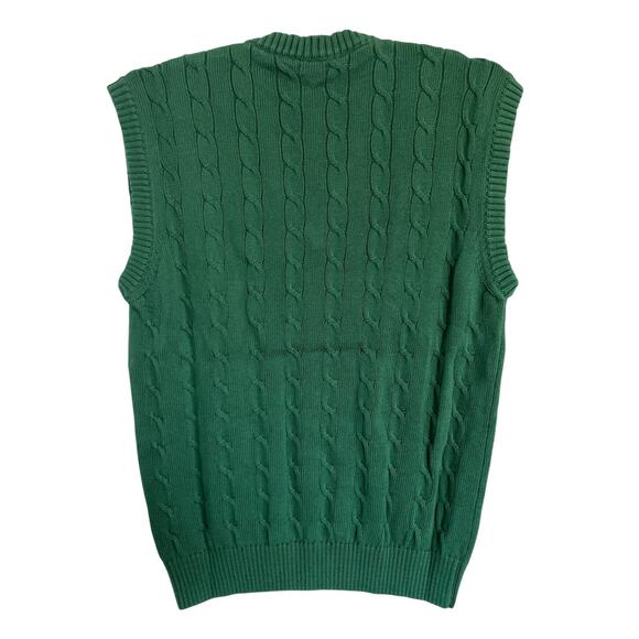 Kappa Robe Nembus Knit Golf Vest Green Made In Italy Large NWT - Picture 4 of 9